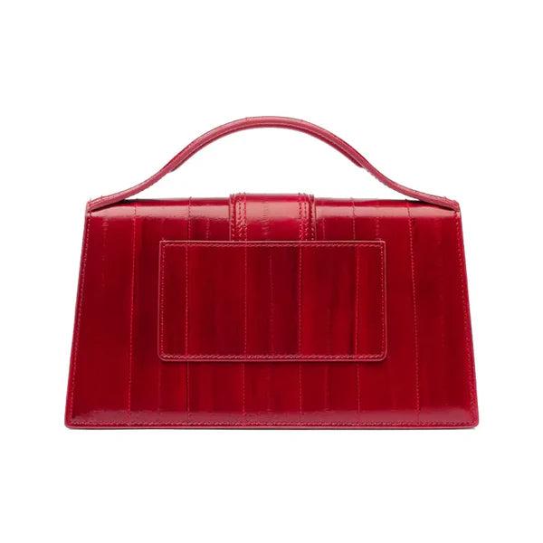 Jacquemus  Grand Bambino Dark Red Stripe