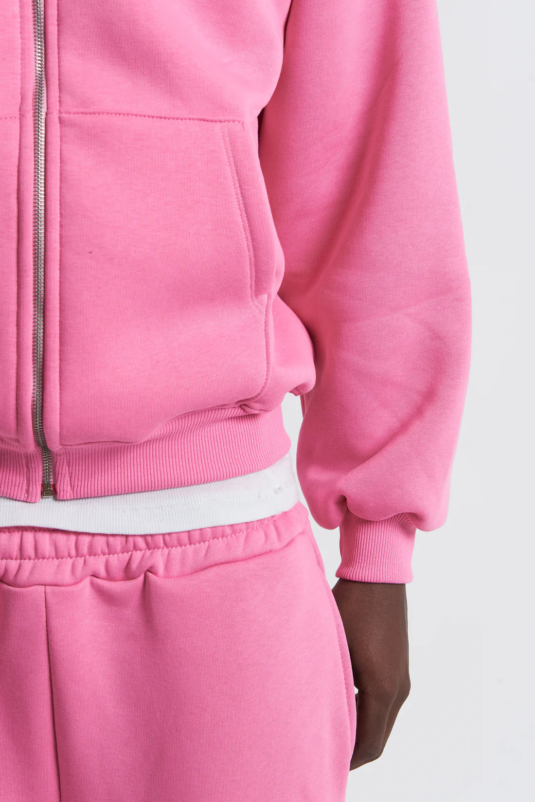 Zip Hoodie Pink