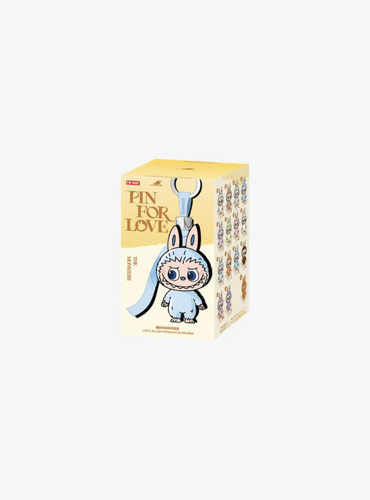 Pop Mart Labubu The Monsters Pin for Love Series Letter Pendant (A-M) (1 Blind Box)