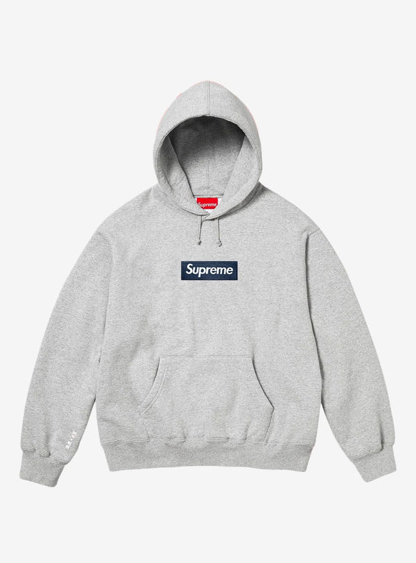 Supreme Box Logo Hooded Sweatshirt Heather Grey (FW25)