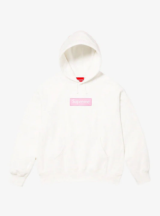 Supreme Box Logo Hooded Sweatshirt White (FW25)