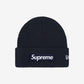Supreme New Era Box Logo Beanie Navy (FW25)