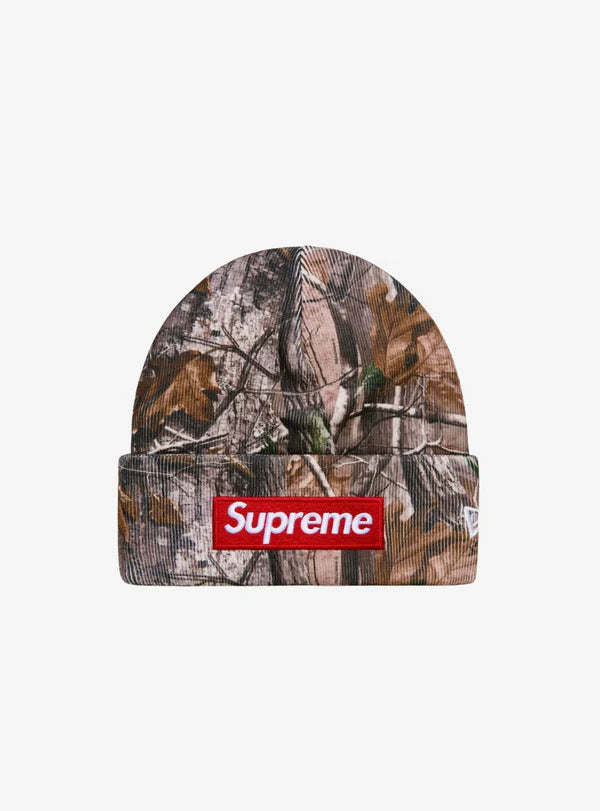 Supreme New Era Box Logo Beanie Real Tree Camo (FW25)